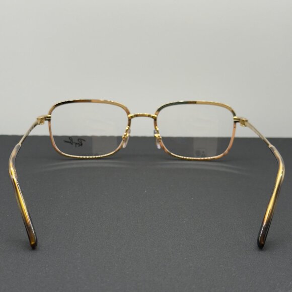 Ray Ban Eyeglasses Frame RB6495 2945 Havana on Gold 54-19-145 RX Able with Case - Picture 5 of 13